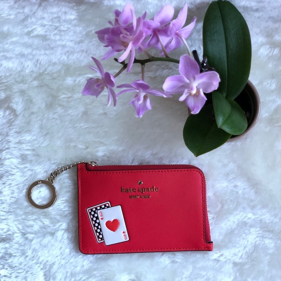 šKate Spade Lucky Draw Medium l-zip Card Holderā¤ļø